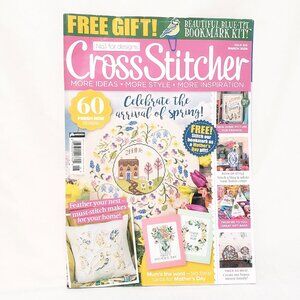 Cross Stitcher Magazine Patterns March 2024 Spring Mother's Day Gift Bags Mouse